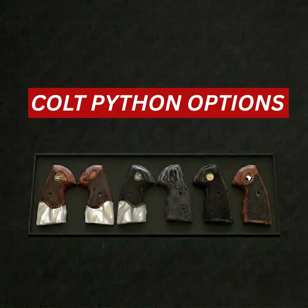 Colt Python gun grip options