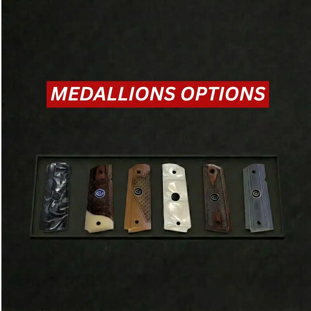 Medallion Gun grip options