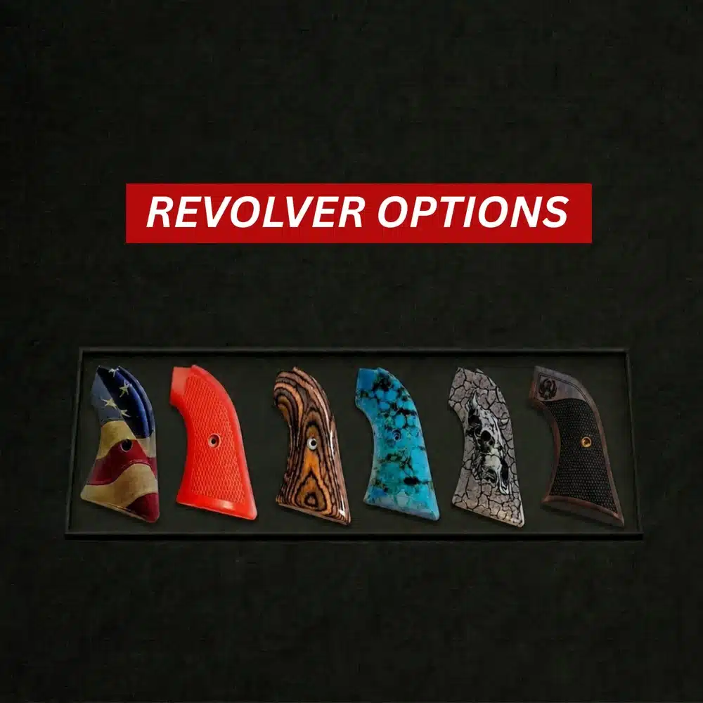 Revolver pistol grip options