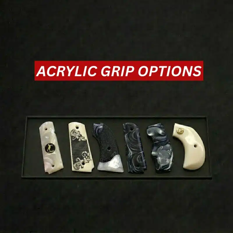 acrylic gun grip options from premium grips