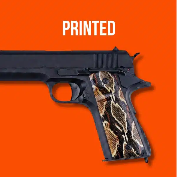 custom printed gun grips with full color graphic designs for pistols