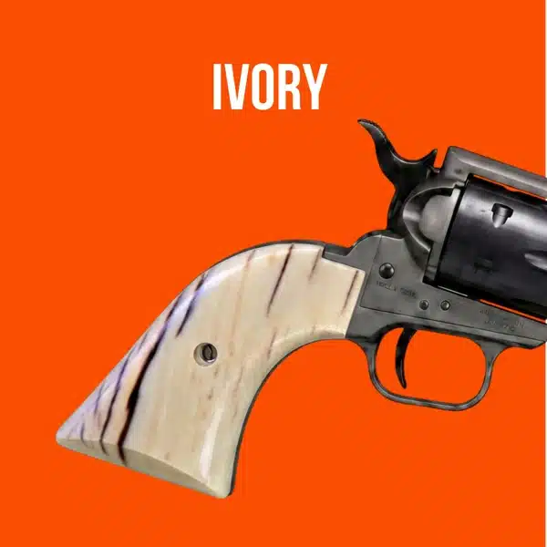 ivory pistol grips including mammoth ivory and faux ivory options