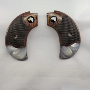 Wood Birdshead Grips – Rosewood with Screaming Eagle | Heritage .22