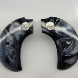 Heritage Arms Grips – Black Pearl Birdshead, Texas Star | Rough Rider .22