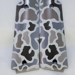 Camo 1911 Grips – Printed Grey Digital Pattern | Full Size ABS
