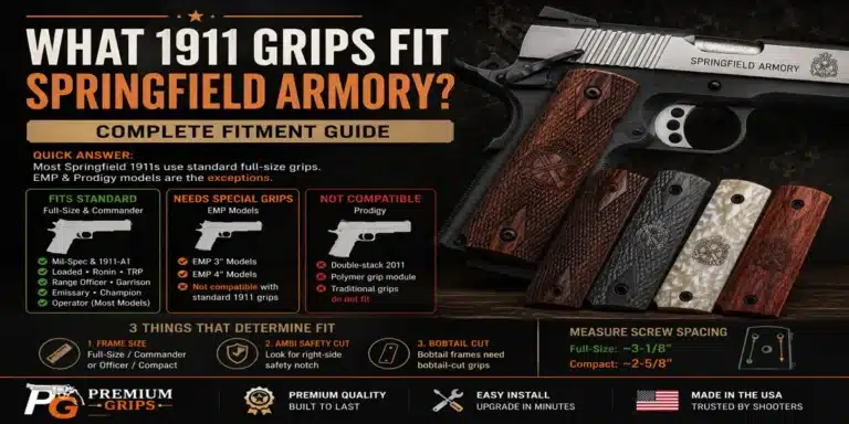 What 1911 Grips Fit Springfield Armory