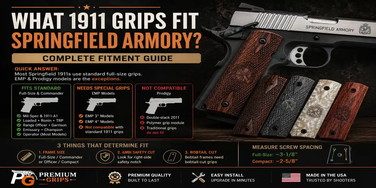 What 1911 Grips Fit Springfield Armory
