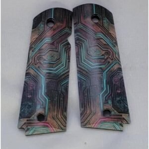 1911 Black ABS Printed Grips – Dragon | Skull | Circuit